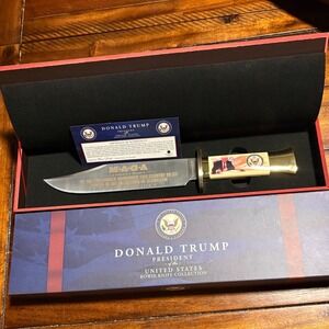 American Mint Donald Trump Bowie Knife OS MAGA Limited Edition "The Golden Age"
